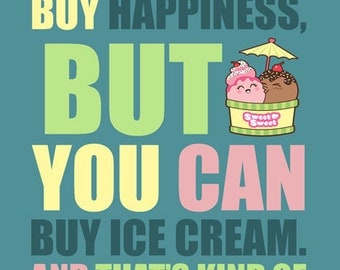 You can't buy happines...