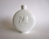 Royal Copenhagen Vase Danish White Porcelain 1967 Hans Hansen Mid Century HC Andersen Swan 4217