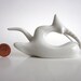 Capricorn Figurine Royal Dux Mod White Blanc de Chine Czechoslovakia 608