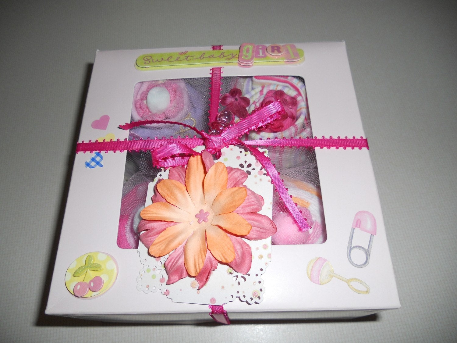 New Sweet Baby Girl 7 Piece Gift Set