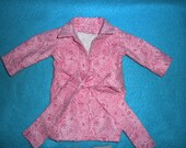 18 inch doll flannel robe and knitted slippers