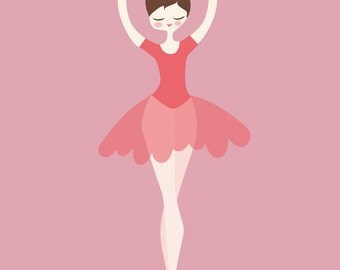 Set of 3 Ballerina Prints as seen on marthastewart.com
