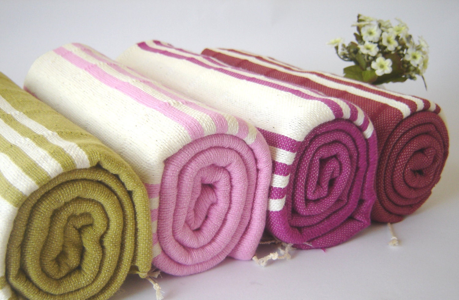 NATURAL Turkish Towel, Peshtemal, Bath, home-garden, bath-beauty handmade Soft Cotton Beach Hammam, spa, yoga, For Mothers,Fuchsia
