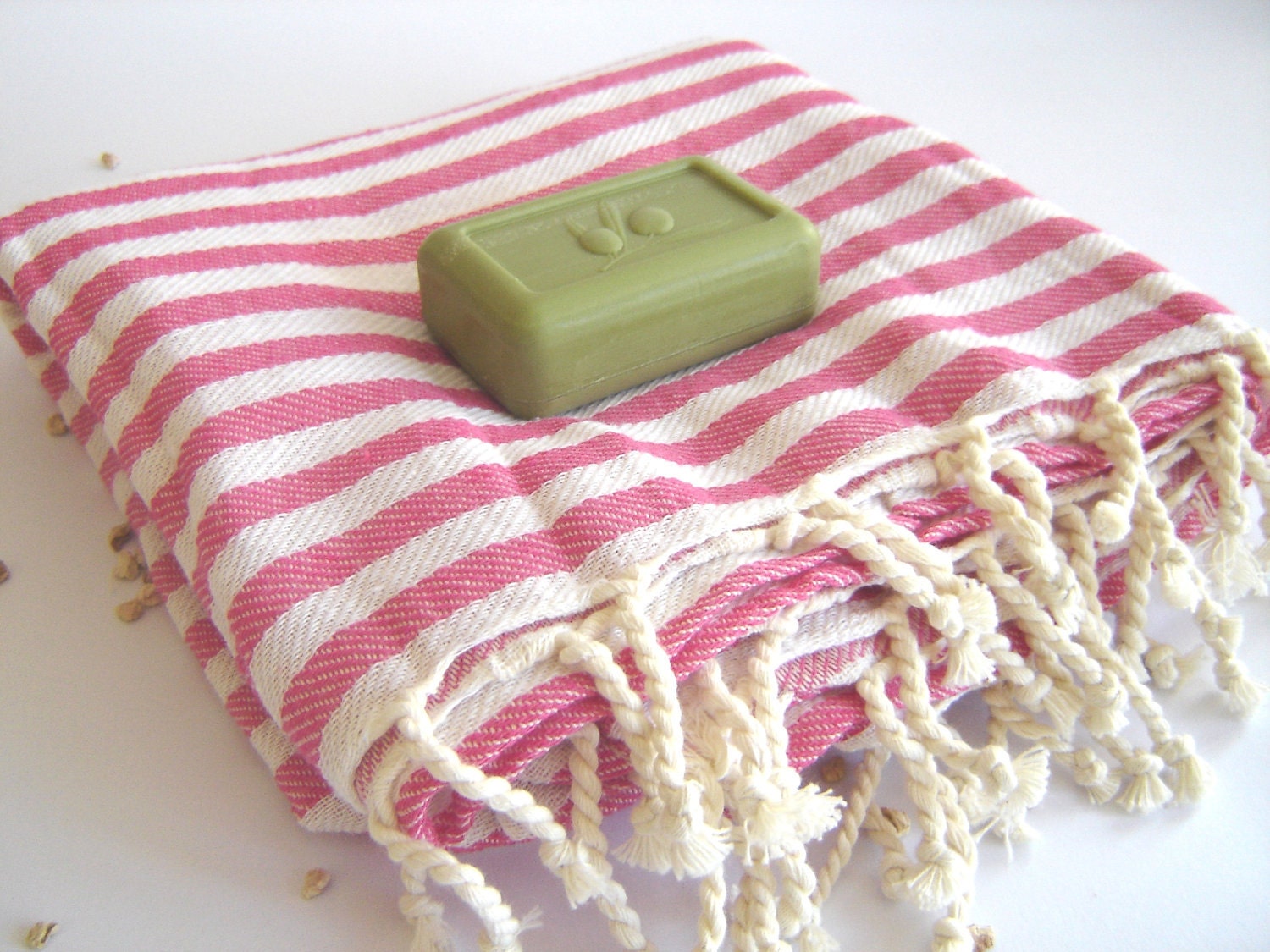 High quality Turkish Towel: Peshtemal, Bath, Beach, Spa Towel, Pink