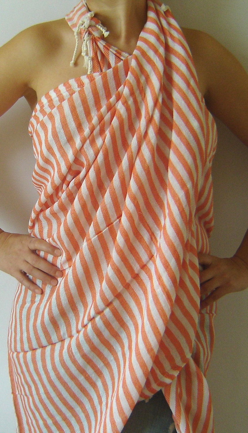 High Quality Turkish Towel, Peshtemal, Hammam towel, beach towel, bath towel, Spa, yoga towel, Coral