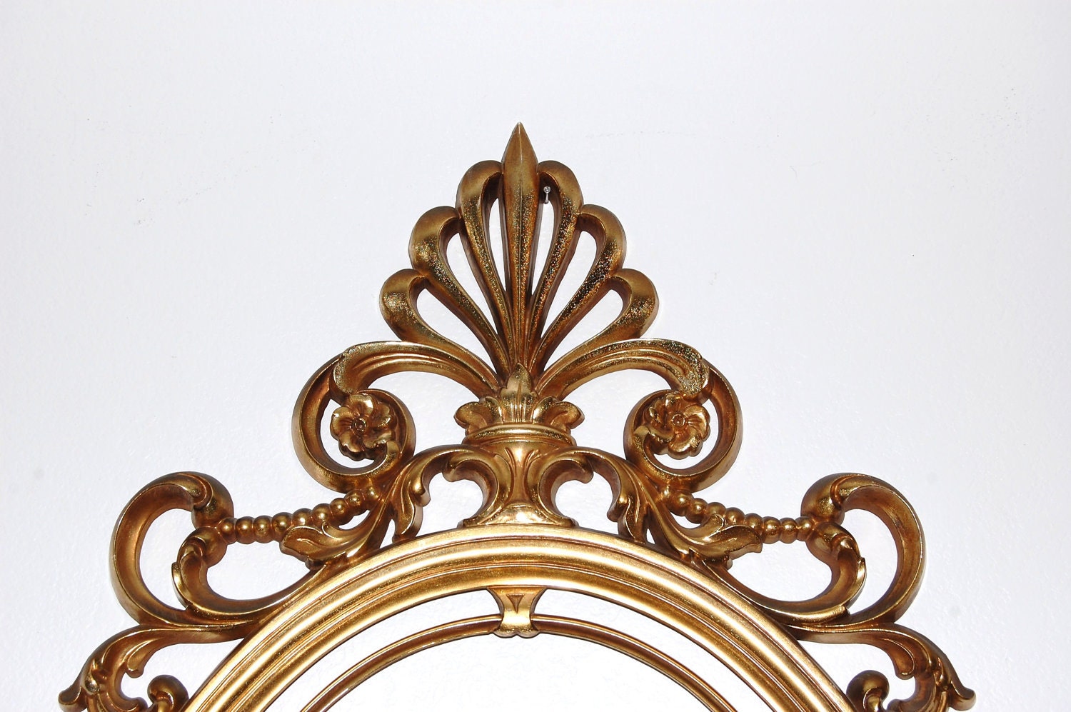 Ornate Vintage Frame, Photo Prop, Gold Hollywood Regency, Rehearsal Dinner, Bridal Shower  Party, Keepsake Gift