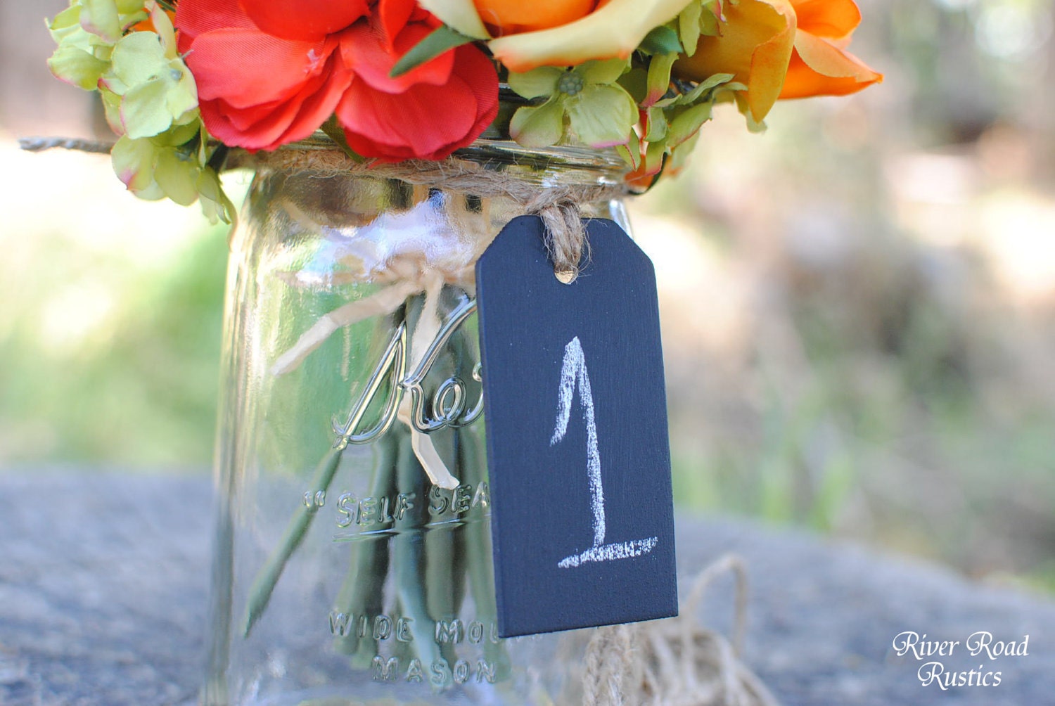 Chalk Board Tags (Set of 10 Ready to Ship) For Table Numbers, Candy Bar, Buffet Table, Etc