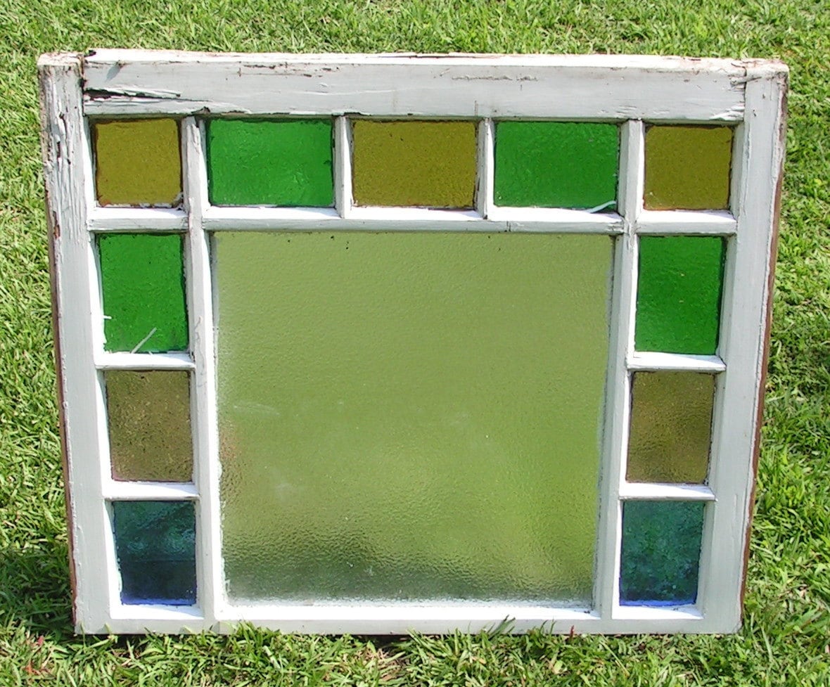 antique stained glass Window pane frame, Old window panes, Window pane