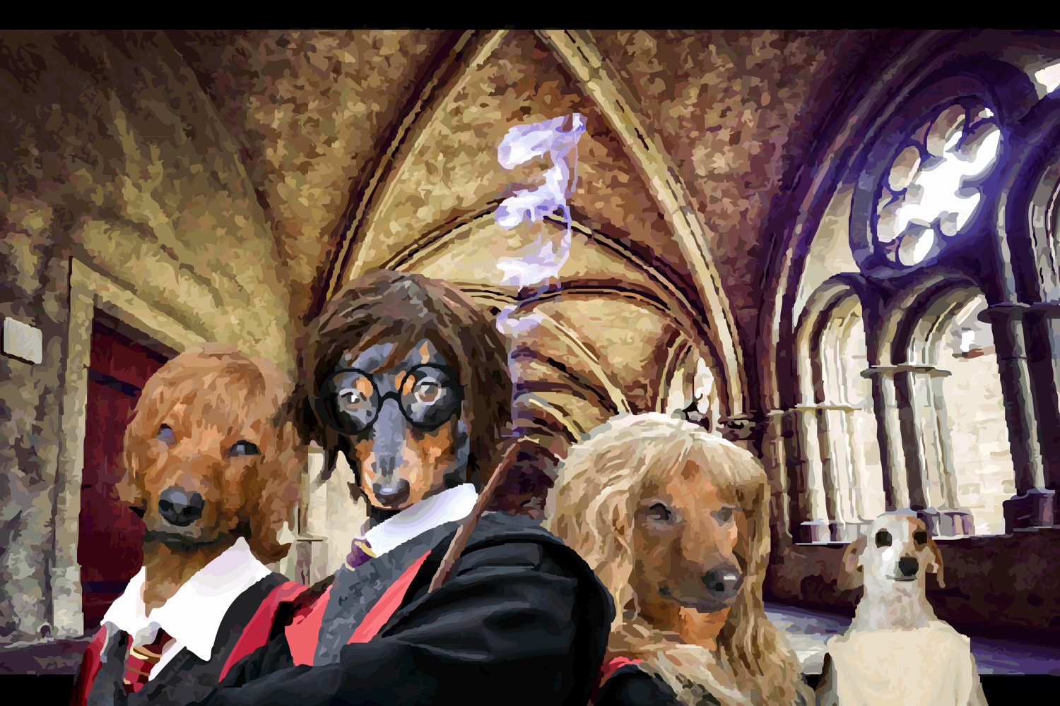 Dog Art Digital Print Harry Poocher