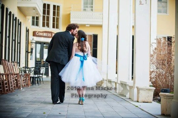 Bridal Tutu Overlay - Romantic Ballerina Tulle Skirt with Satin Sash by Anjou - Whimsical Wedding, Party, Prom, Plus Size