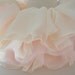 Petals Pierrot Collar in Pink and Creme Chiffon and Tulle Ruffles by Anjou for Wedding, Costume, Whimsy