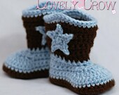 Cowboy Boots Crochet Pattern for Baby BOOT SCOOT'N BOOTS digital