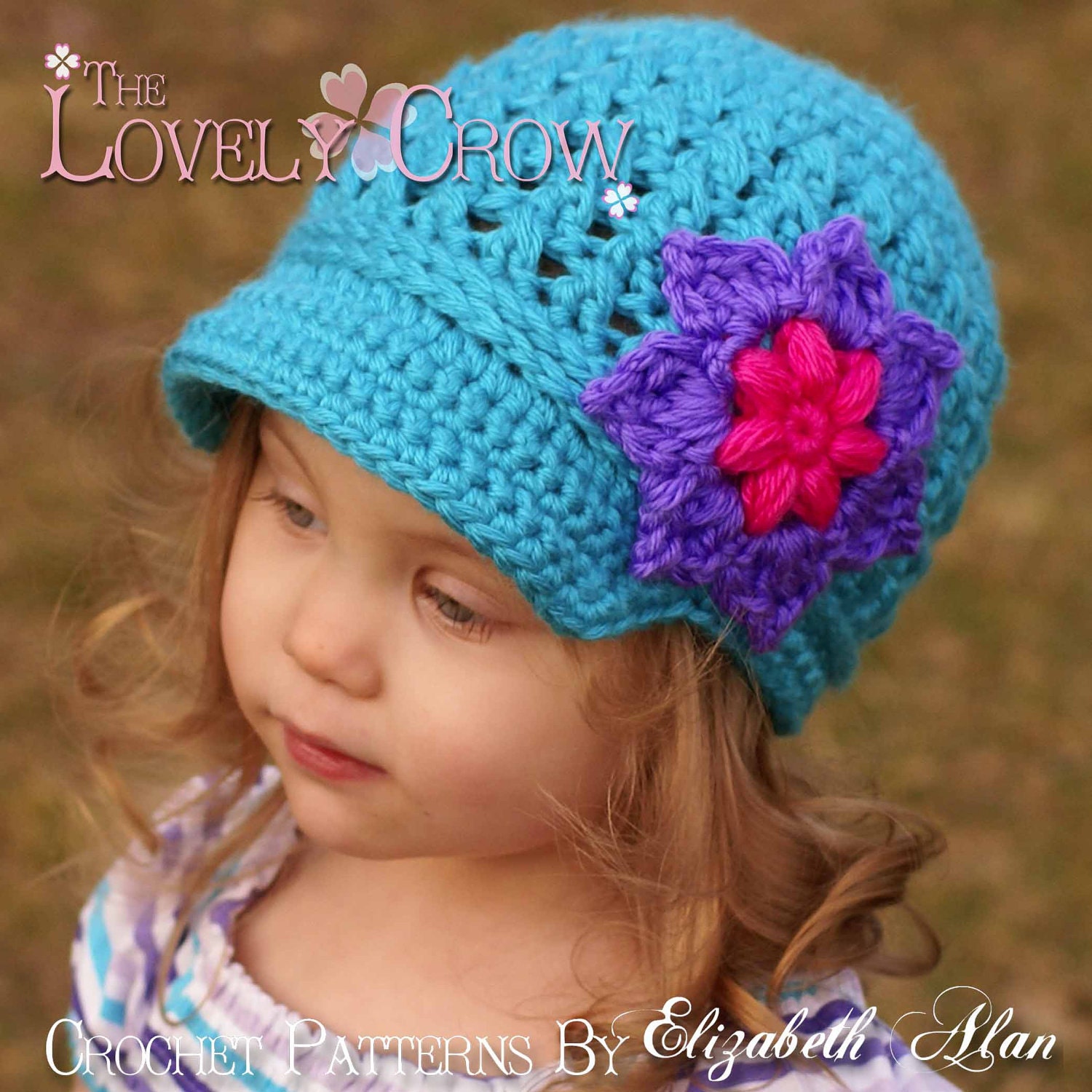 Newsboy Hat Crochet Pattern   LITTLE SPORT NEWSBOY hat digital