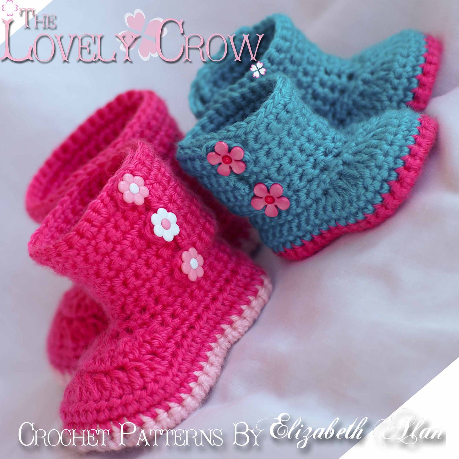 Baby Boots Crochet Patterns All 4 Patterns, one great deal. digital