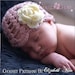 Baby Beanie Crochet Pattern for SPRING PROMISES BEANIE