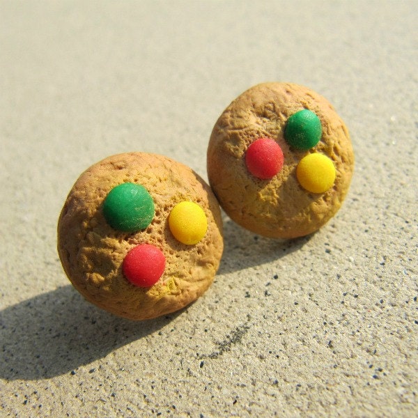 M&M Cookie Earrings