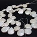 Luster Loose Coin freshwater cultured Pearl beads FULL STRAND 14"