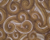 Blonde curly hair, fat quarter, pure cotton fabric