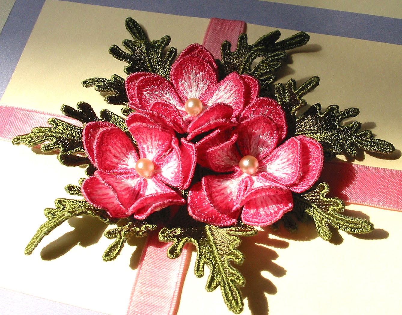 Made to Order - CUSTOM Embroidered GREETING CARD for Weddings, Anniversary,  Special Occasion, Celebrations, etc. - tbteam