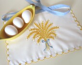 Girls Cute Apron  YELLOW CEREALS