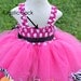 Zebra and Pink Dot Minnie Mouse Tutu Dress