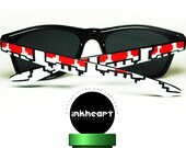 Sunglasses - Mario Power Up - Handpainted Custom Wayfarers