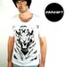 T Shirt On Sale - Black & White TIGER - Limited Edition Original Illustration - Scoop Neck 100% Cotton T