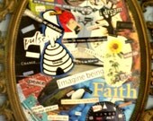 Epiphany - magazine cutout collage