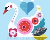 White Swan print