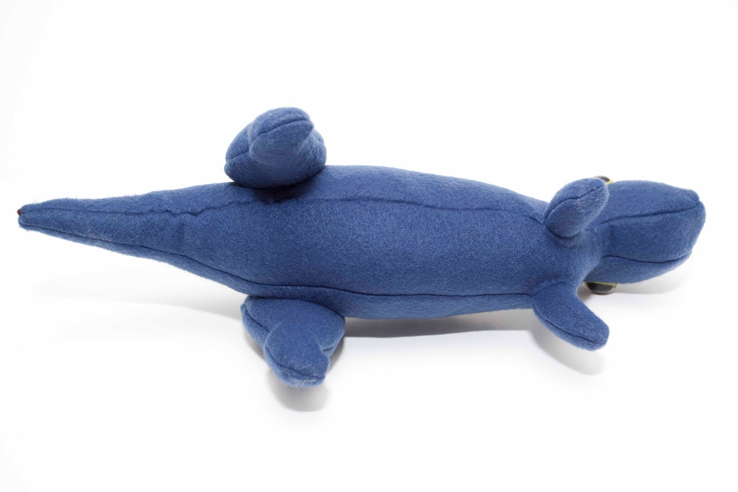 Baby Maiasaura Dinosaur Plush in Blue Gray