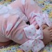 Baby Girl Leg Warmers -- Bow Leg Warmers -- Pink Leg Warmers -- Pink polka dots