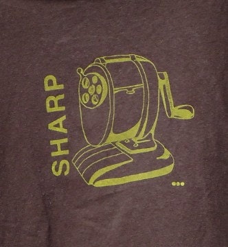 Sharp - Yellow on Espresso Brown - Organic Cotton & Hemp