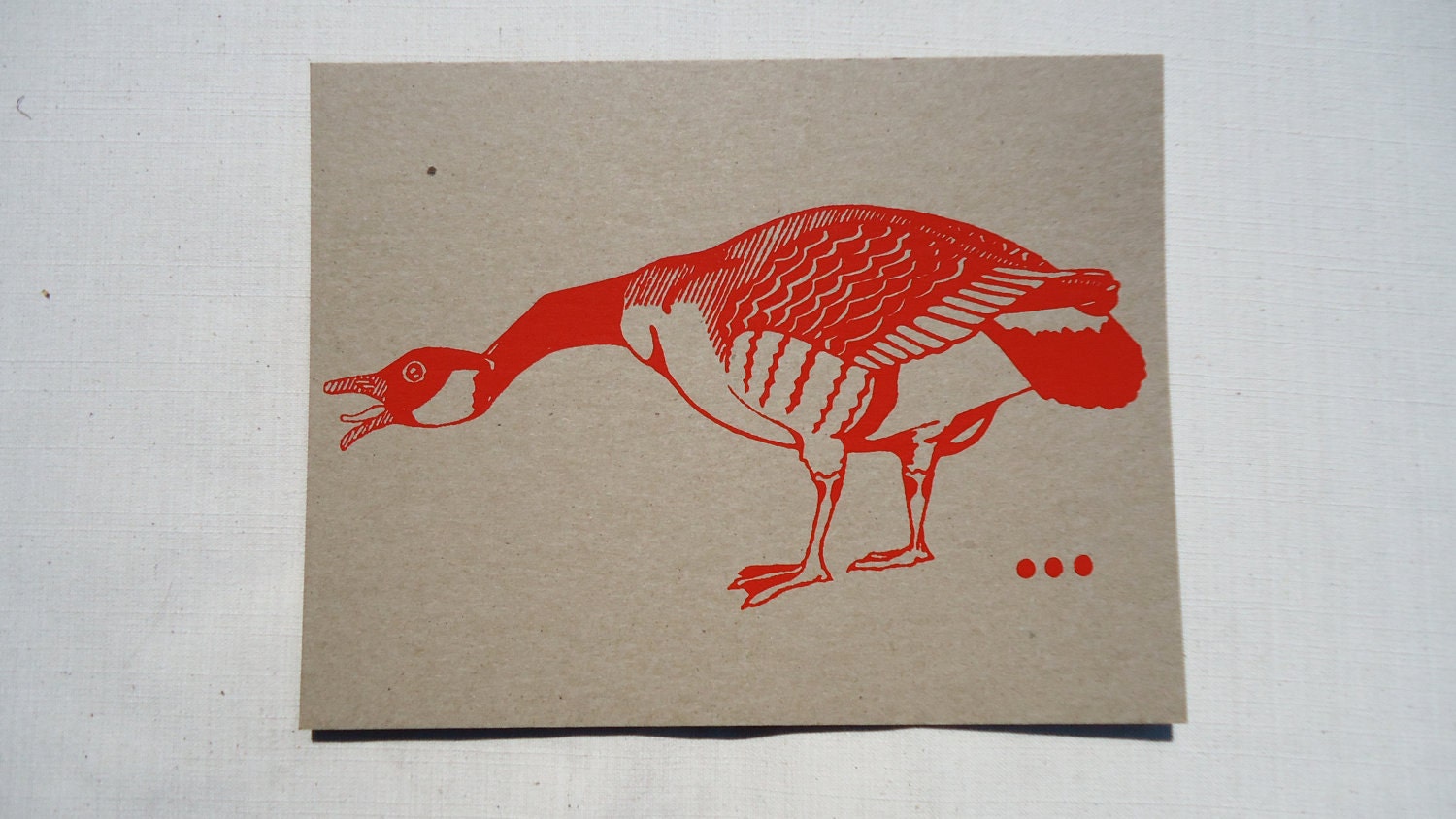 Hissing Canadian - Frameable Print