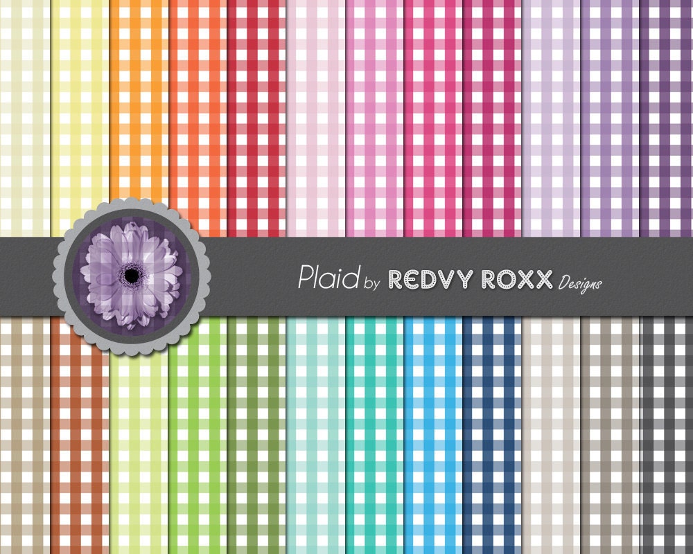 Printable Plaid Patterns