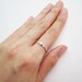 Tiny Mini Heart Silver Ring
