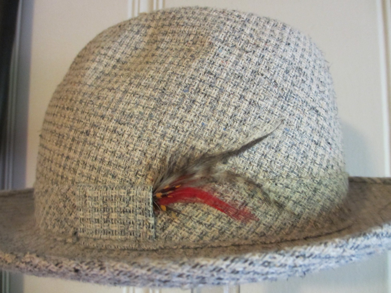1960s Summer Fedora Hat Size 7 3/8
