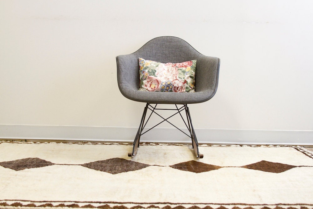 Minimilistic All Natural Vintage Area Rug