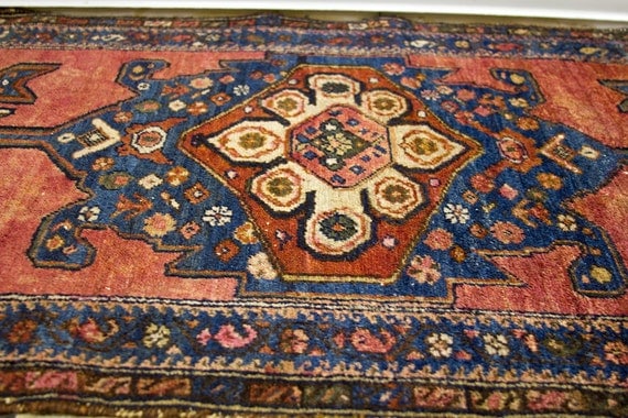 Jewel Rose Vintage Persian Rug