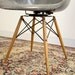 Rare 1st Production PAW Rope Edge Elephant Hide Grey Zenith Swivel Chair