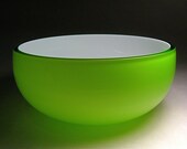 Lime green bowl