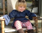 Girl's Ruffle Leggings size 1 to 6 Peppermint  Ruffles Red and White Ruffle Leggings Other Colors Available