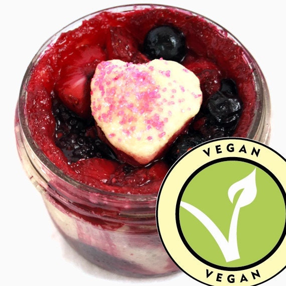 Vegan Pie in a Jar, Apple, blueberry, peach etc, great unique gift, cruelty free
