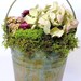Dried Flower Arrangement, Petite Pail