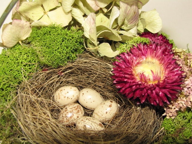 Dried Flower Arrangement, Petite Pail