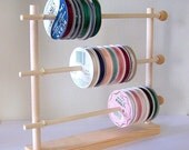Scrapbook Ribbon Holder Storage Rack Organizer