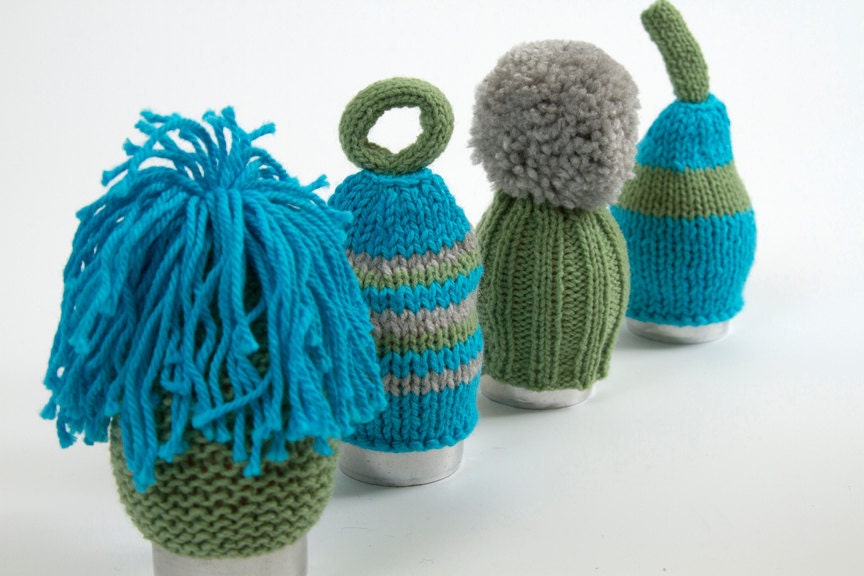 Knitted Egg Hats