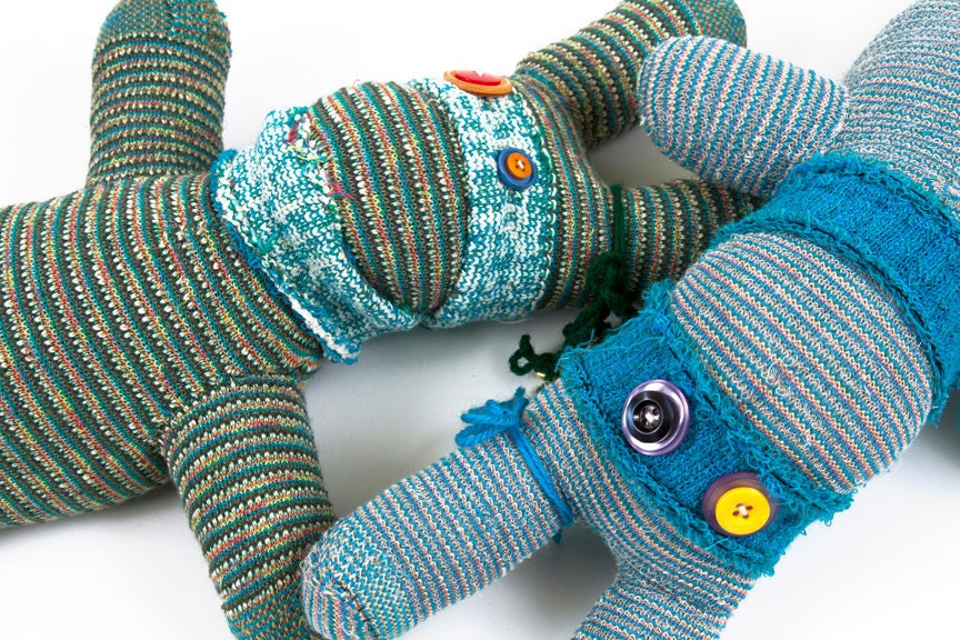 Rabbit Sock Creature Soft Plush Toy