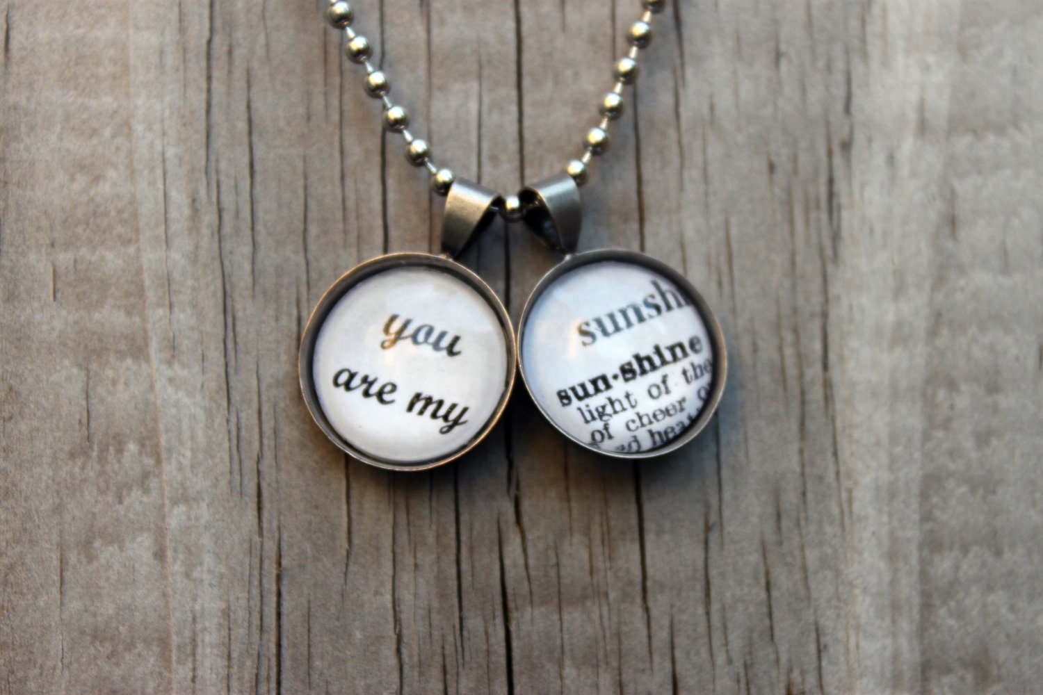 You Are My Sunshine Charm Necklace