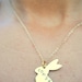 Compassion is the Fashion Bunny Necklace