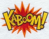 KABOOM- Comic Series  embroidered ONSIES
